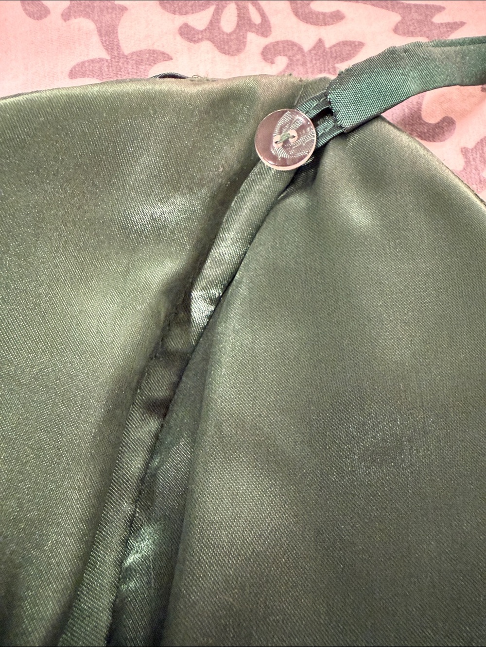 Elegant Emerald Green A-Line Ball Gown - Picture 5 of 9